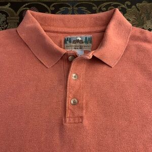 EASTERN MOUNTAIN SPORTS LS Heavy Cotton Polo Jersey